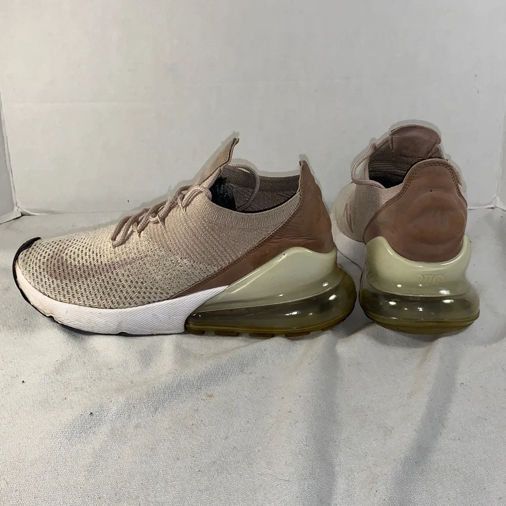 Women’s Nike Air Max 270 Flyknit ‘Guava’ Dust Pink Running Shoes